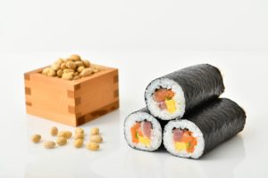 節分と太巻き寿司